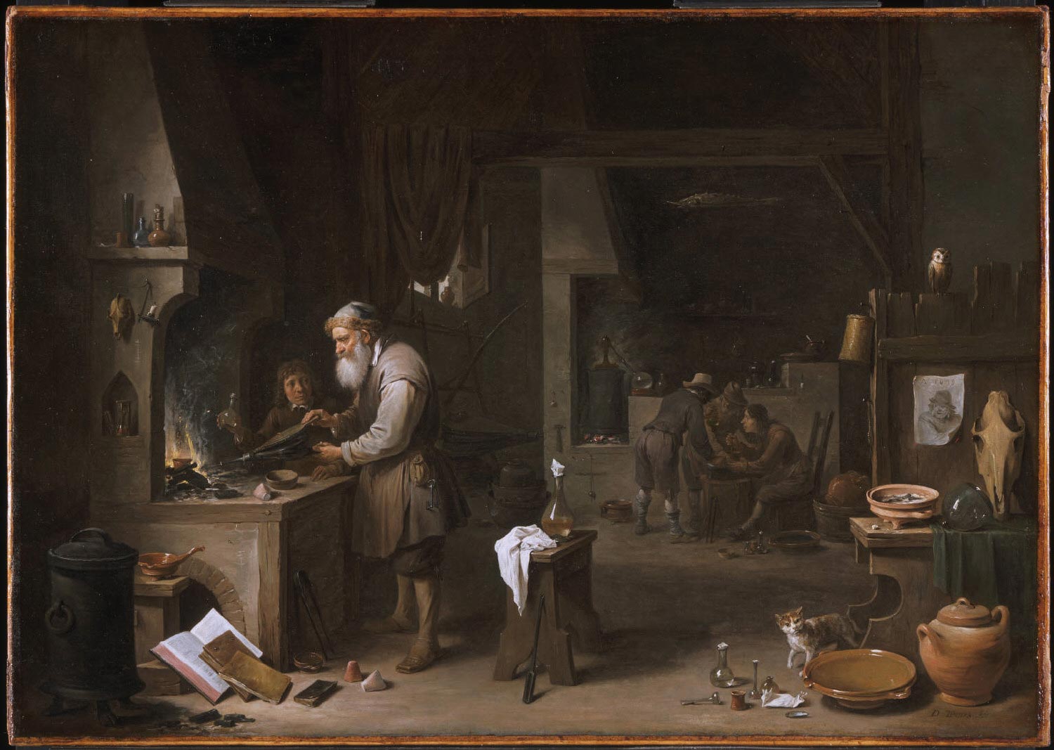 The Alchemist, David Teniers the Younger, 1649, Philadelphia Museum of Art