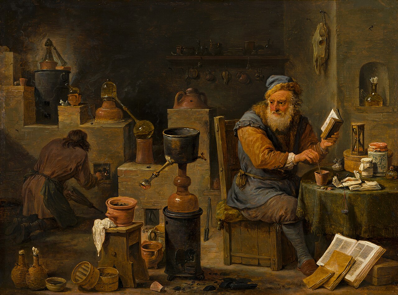The Alchemist, David Teniers the Younger, c. 1650, Mauritshuis