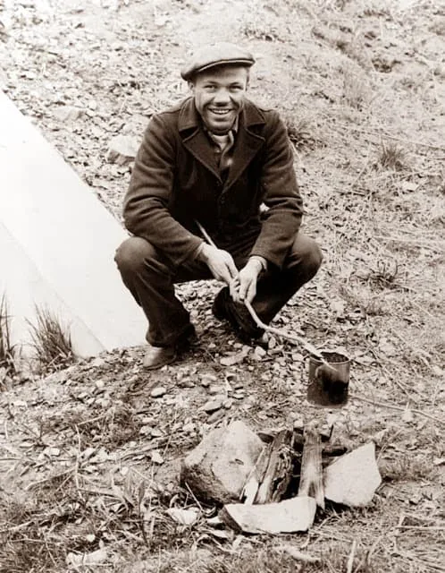 1935年营地里的 hobo